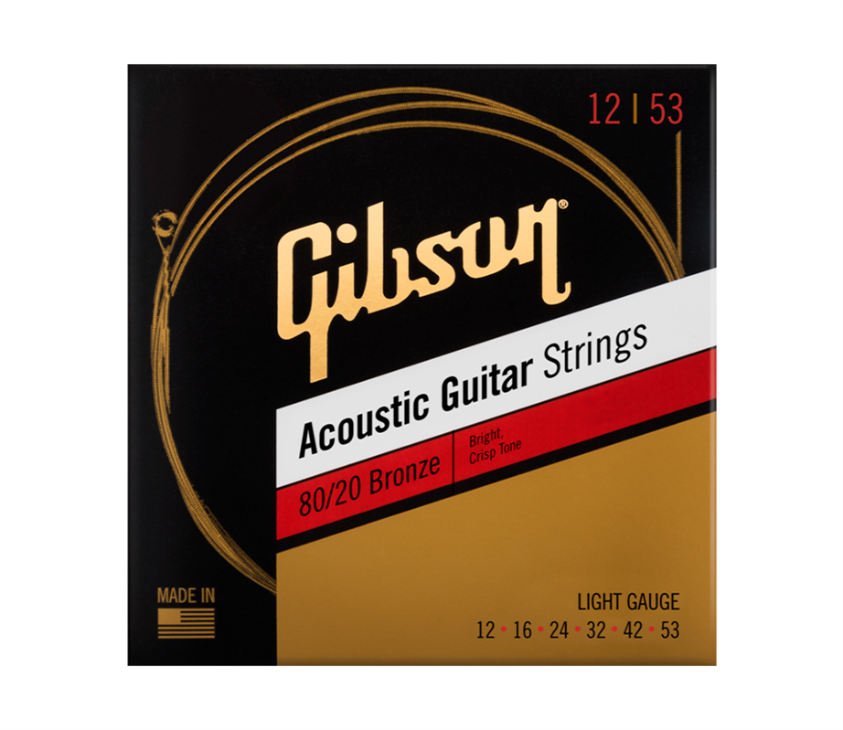 Gibson SAG-BRW12 Bronze 012-053 Acoustic Guitar String Set