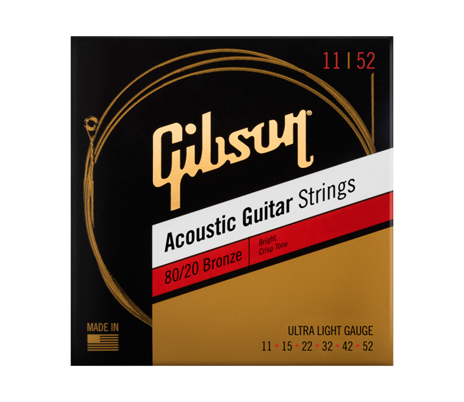 Gibson SAG-BRW11 Bronze 011-052 Acoustic Guitar String Set