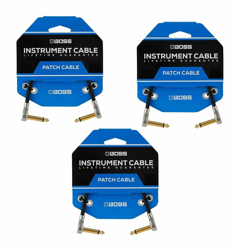 Boss BPC-4 Patch cable Pack 3