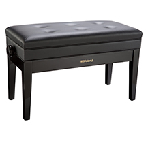 Roland RPBD400PE Duet Polished Black Piano Bench