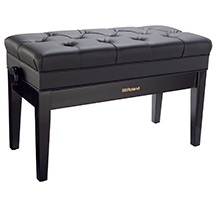 Roland RPBD500PE Duet Polished Black Piano Bench