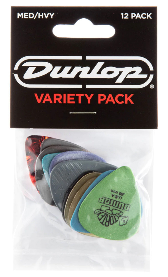 Jim Dunlop MD/HV PVP102 Variety 12 UN Picks