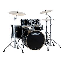 Yamaha Stage Custom Raven Black SBP0F5 + HW680 Drumkit