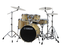 Yamaha Stage Custom Natural SBP0F5 + HW680 Wood Drumkit