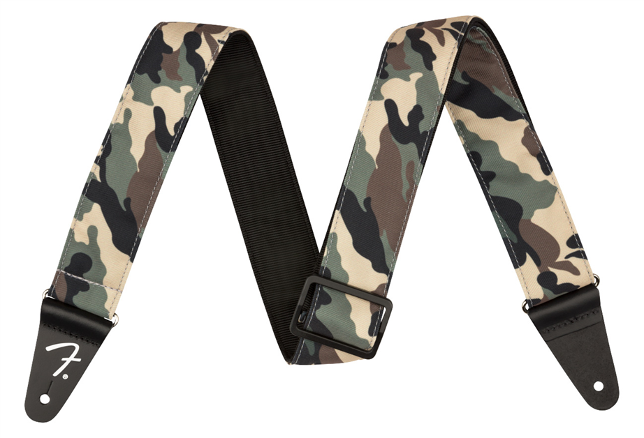 Fender Camo Strap Woodland 2" Guitar Strap