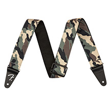 Fender Camo Strap Woodland 2" Guitar Strap