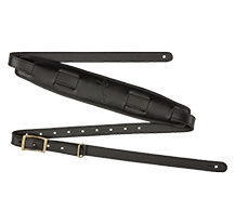 Fender Vintage Saddle Black Guitar Strap