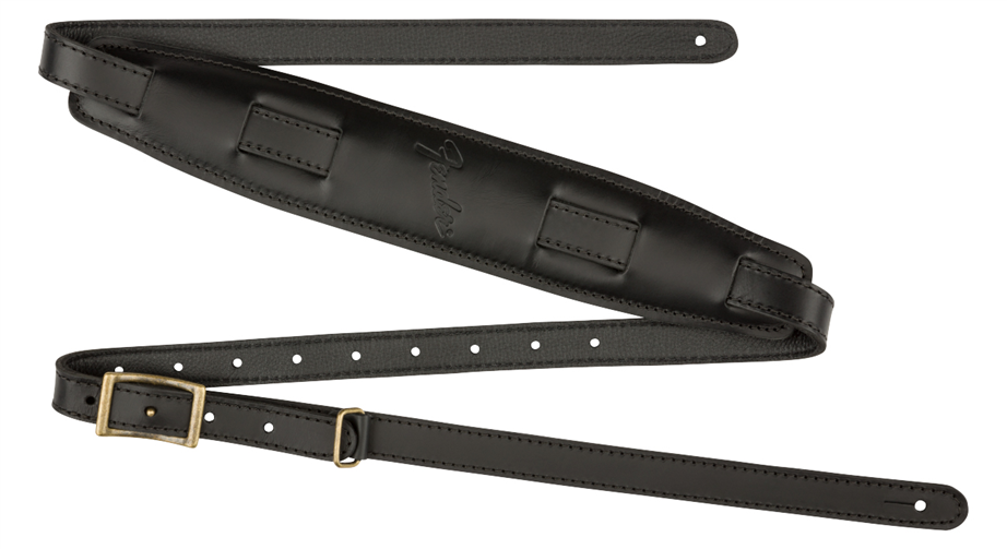 Fender Vintage Saddle Long Black Guitar Strap