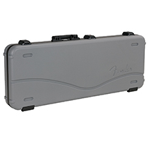 Fender Deluxe Molded Case Silver / Blue Guitar Case