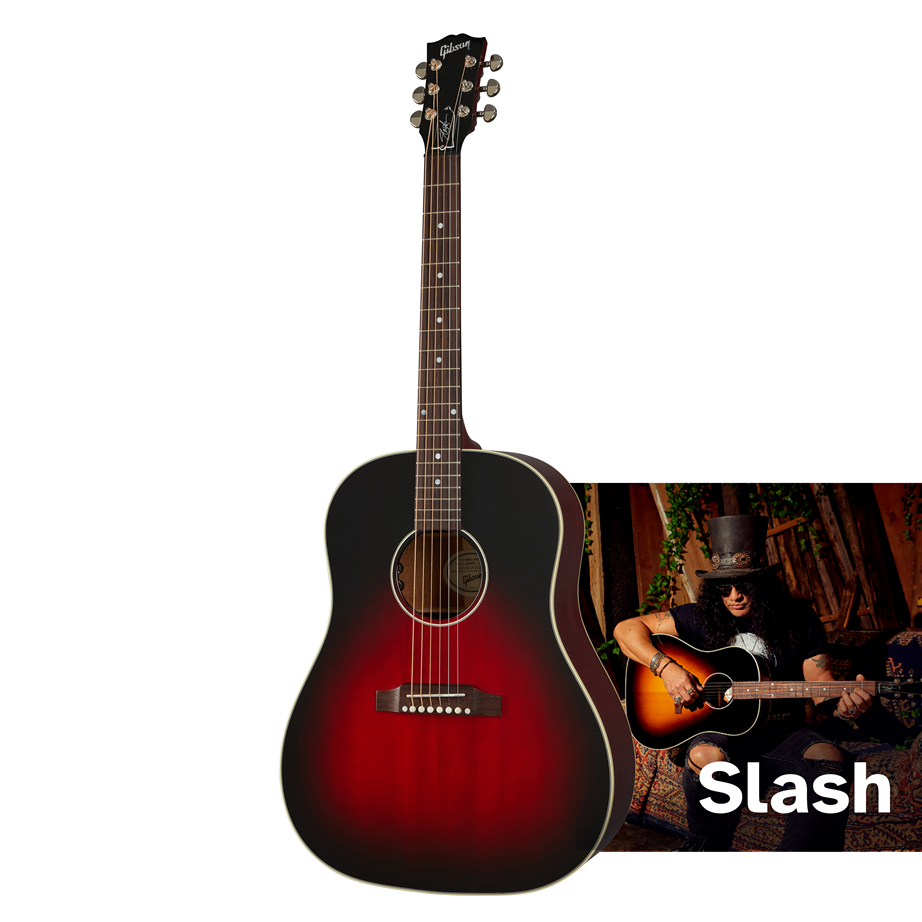 Gibson Slash J-45 Vermillion Burst