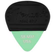 Fender 351 Mojo Grip Picks Dura-Tone Delrin Surf Green 0,58mm