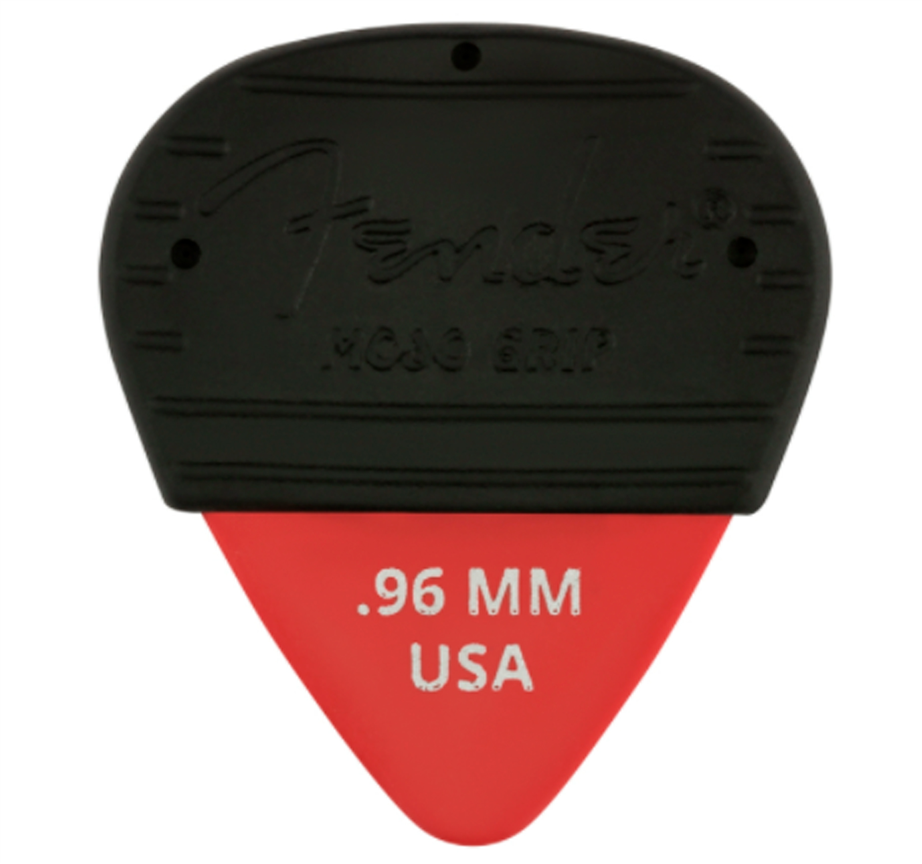 Fender 351 Mojo Grip Picks Dura-Tone Delrin 0,96mm Fiesta Red