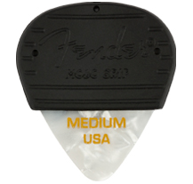 Fender 351 Mojo Grip Picks Celluloid White Moto Medium Picks