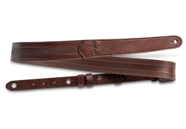 Taylor Slim Vegan Leather Chocolate Guitar Strap