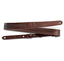 Taylor Slim Vegan Leather Chocolate Guitar Strap