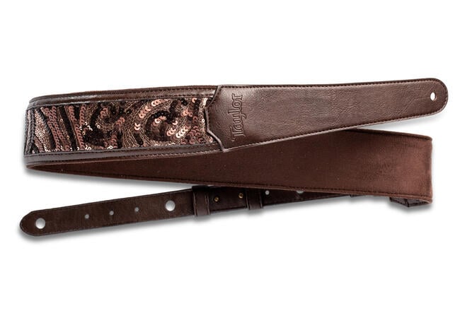 Taylor Vegan 2.25" Chocolate Brown Guitar Strap
