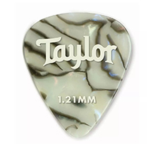 Taylor Celluloid 351 Abalone 1.21mm 12 UN Picks
