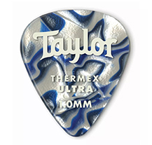 Taylor Premium 351 Thermex Ultra 1.0 Blue Swirl 6 UN Picks