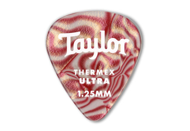 Taylor Premium 351 Thermex Ultra 1.25 Ruby Swirl Picks