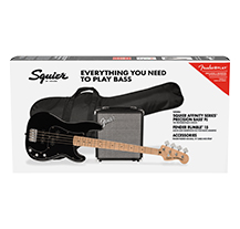 Fender Squier Affinity Precision PJ Bass Pack Black