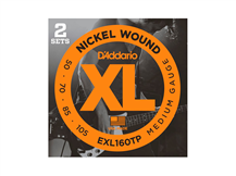 D'Addario EXL160TP 050-105 2 Pack Bass Guitar Strings