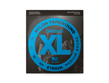 D'Addario ETB92M Black Nylon 050-105 Bass Guitar Strings