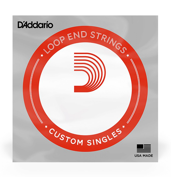 Corda individual com laco 032 D'Addario LE032W Single Nickel Wound Loop End