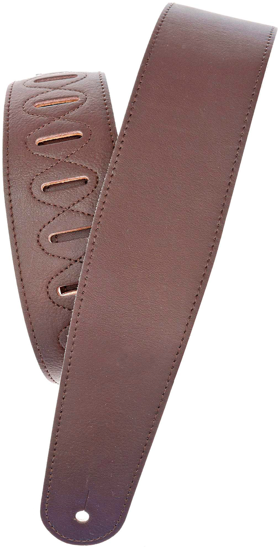 D'Addario 25SL01-DX Planet Waves Brown Classic Leather Guitar Strap