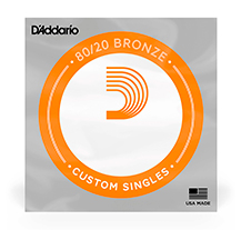 D'Addario Bronze BW021 Individual Acoustic Guitar String