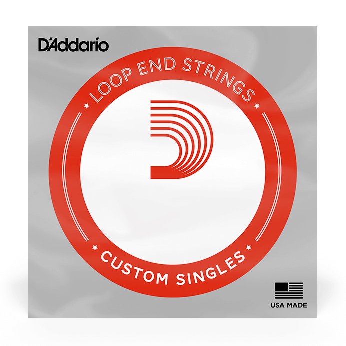D'Addario LE036PB Wound Phosphor Bronze loop end single string