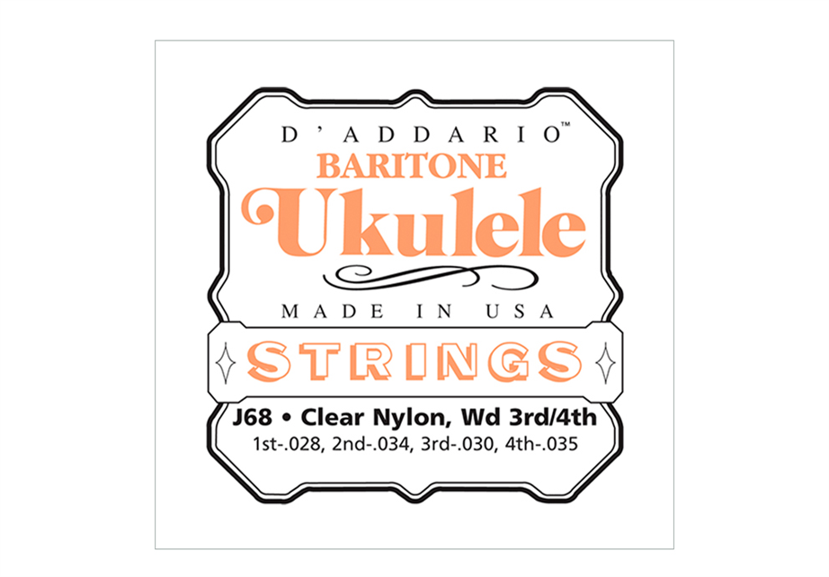 D'Addario J68 Baritone Ukulele Strings
