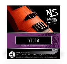 Daddario NS410 electric Viola string set