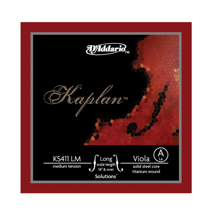 Corda Viola D'Addario Kaplan KS411LM Medium Tension Lá