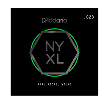 D'Addario NYXL Nickel Wound NYNW028 Single Guitar string