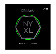 D'Addario NYXL Nickel Wound NYNW036 Single Guitar string