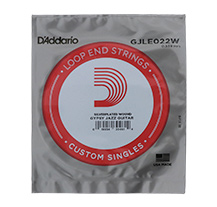 D'Addario GJLE022W Silver Wound Loop End single Gipsy Jazz guitar string