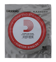 D'Addario GJLE023W Silver Wound Loop End single Gipsy Jazz guitar string