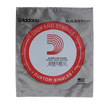 D'Addario GJLE030W Silver Wound Loop End single Gipsy Jazz guitar string