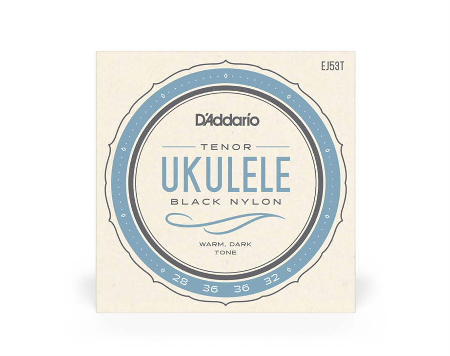 Daddario EJ53T Tenor Black Nylon Ukulele Strings