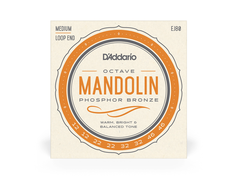 D'Addario EJ80 Octave 012-046 Mandolin String Set