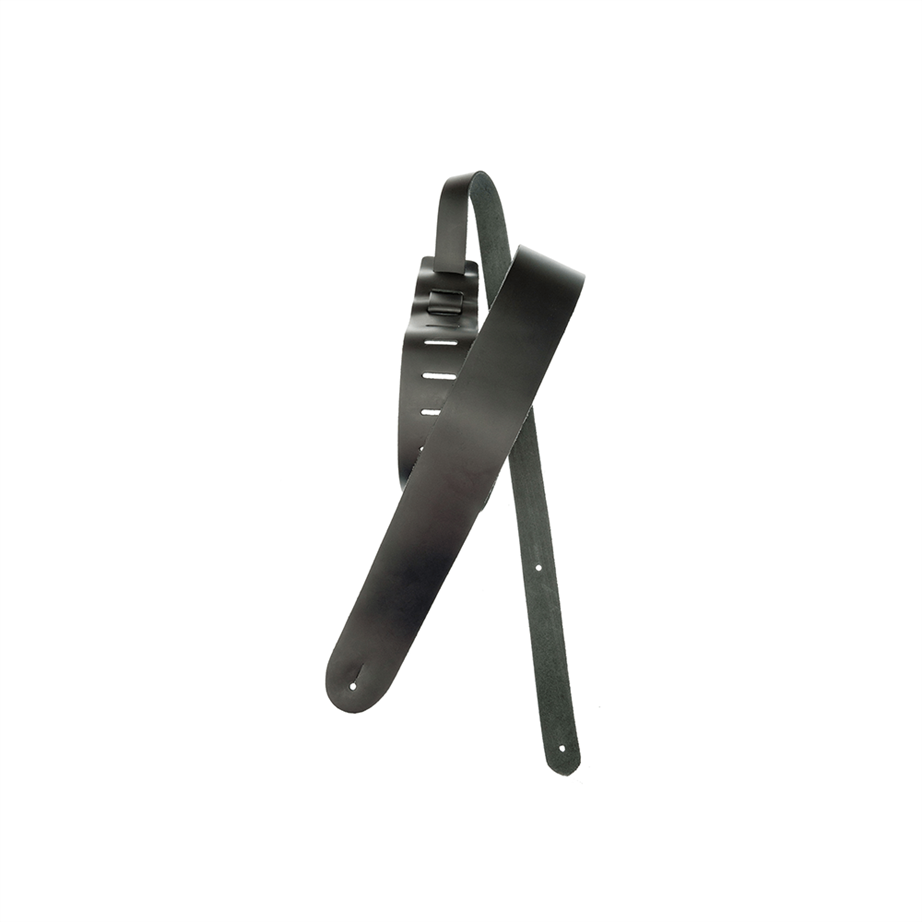 D'Addario 25L00-DXXL Black Classic Leather Guitar Strap