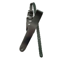 D'Addario 25L00-DXXL Black Classic Leather Guitar Strap
