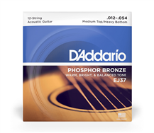 Daddario EJ37 12 strings 012-054 Acoustic Guitar String Set