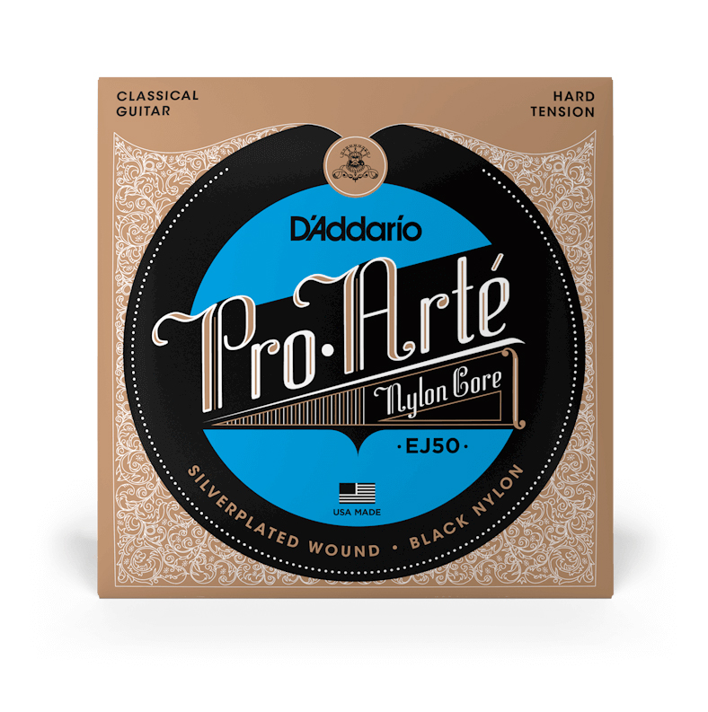 ダダリオ D'Addario EJ51 Polished Silver Hard クラシック弦 【73%OFF!】 -  ギター、ベース用パーツ、アクセサリー