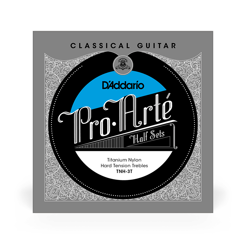 D'Addario TNH-3T Titanium Treble Half Sets Single classical guitar strings