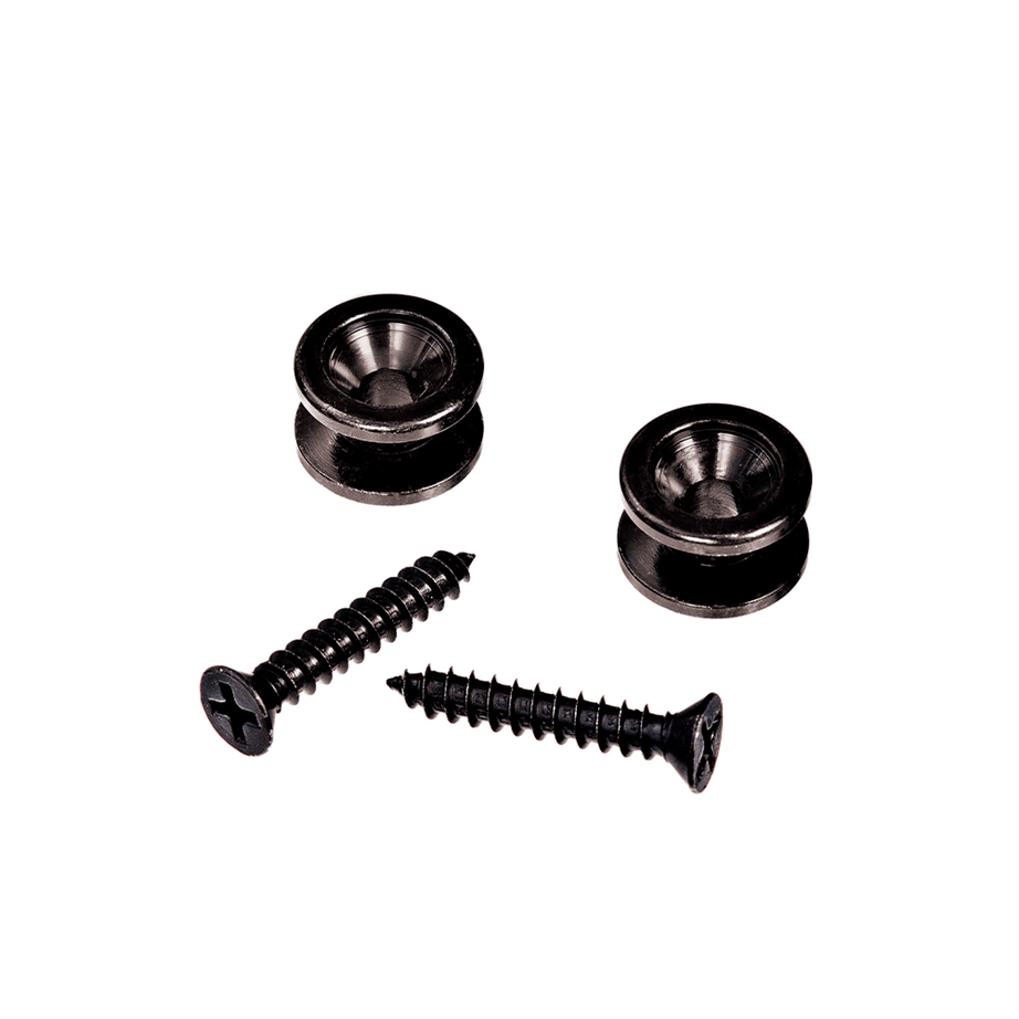 D'Addario PWEP102 Black Brass End Pin strap guitar pin