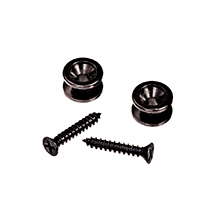 D'Addario PWEP102 Black Brass End Pin strap guitar pin