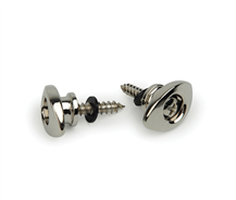 D'Addario PWEEP202 Chrome Brass End Pin Strap Guitar Pin