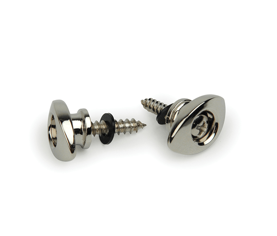D'Addario PWEEP202 Chrome Brass End Pin Strap Guitar Pin