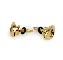 D'Addario PWEEP302 Golden Elliptical End Pins strap guitar pin
